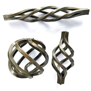 Wrought iron baskets