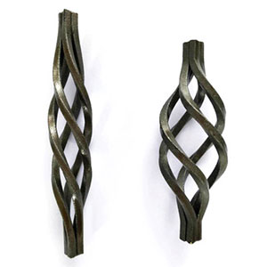 Wrought iron baskets