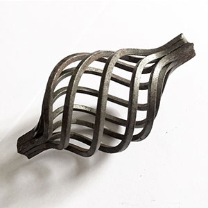 Wrought iron baskets