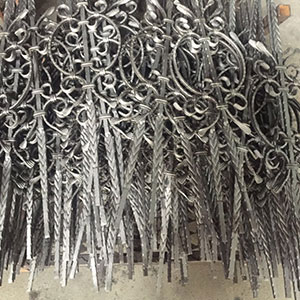 Wrought iron blauters