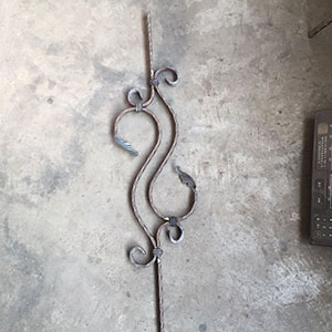 Wrought iron blauters