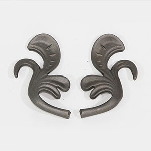  Cast steel leaves