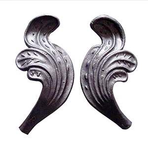  Cast steel leaves