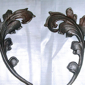  Cast steel leaves