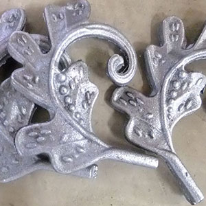  Cast steel leaves