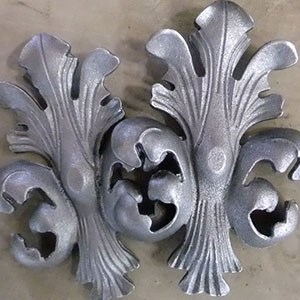  Cast steel leaves