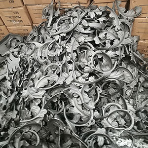  Cast steel leaves