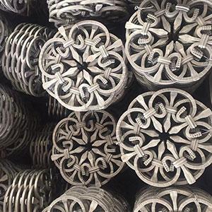 Wrought iron fence panel